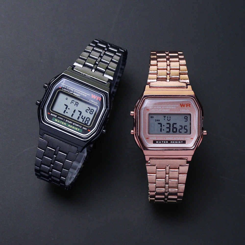 Mens retro deals digital watches