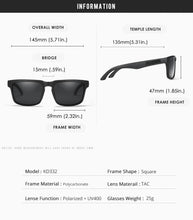 Load image into Gallery viewer, 2025 Collection - Men&#39;s Polarized Sunglasses Square Casual Outdoors Sun Glasses
