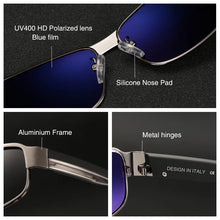 Load image into Gallery viewer, 2025 Brand Designer HD Polarized Oculos Fashion Mens Sunglasses
