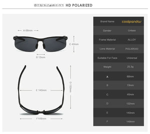 2025 - NEW- Aluminum Magnesium Polarized Sunglasses for Men