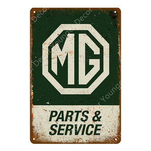 Garage / Motors Vintage Metal Signs - ManKave Gifts & Accessories